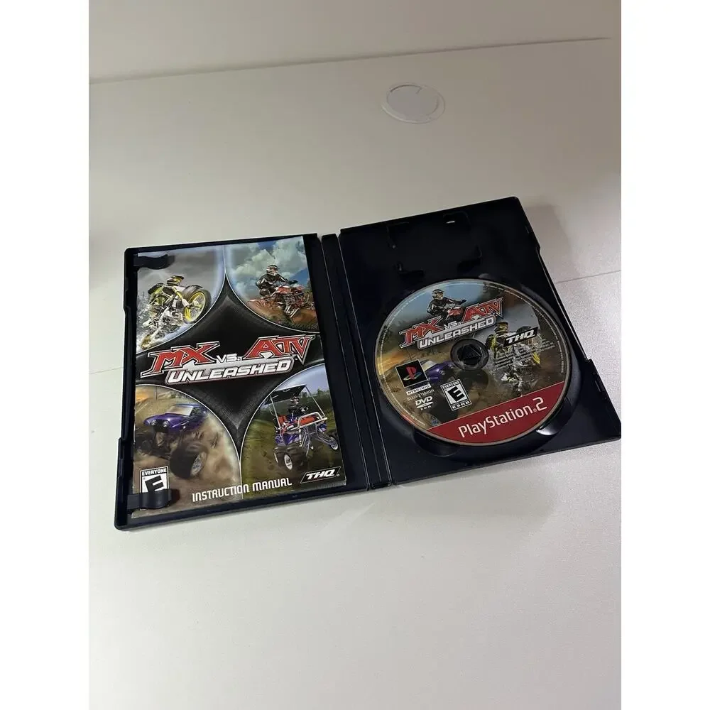 MX Vs ATV Unleashed (Sony PlayStation 2 PS2) Complete CIB W Manual